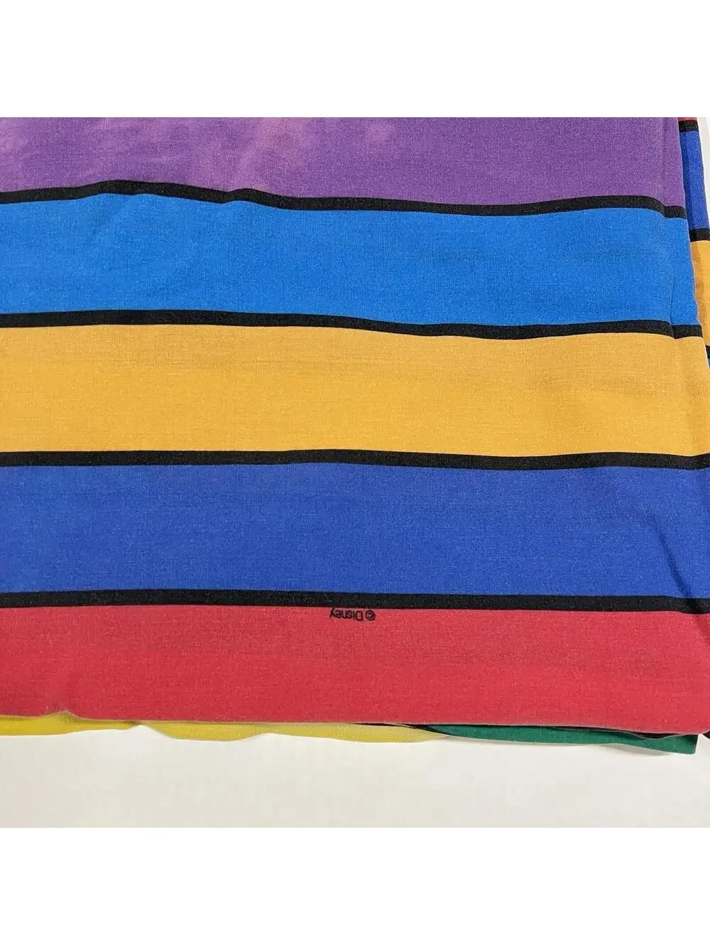 VINTAGE DISNEY GOOFY & MICKEY MOUSE RED BLUE (3PC) DOUBLE BED SHEET SET